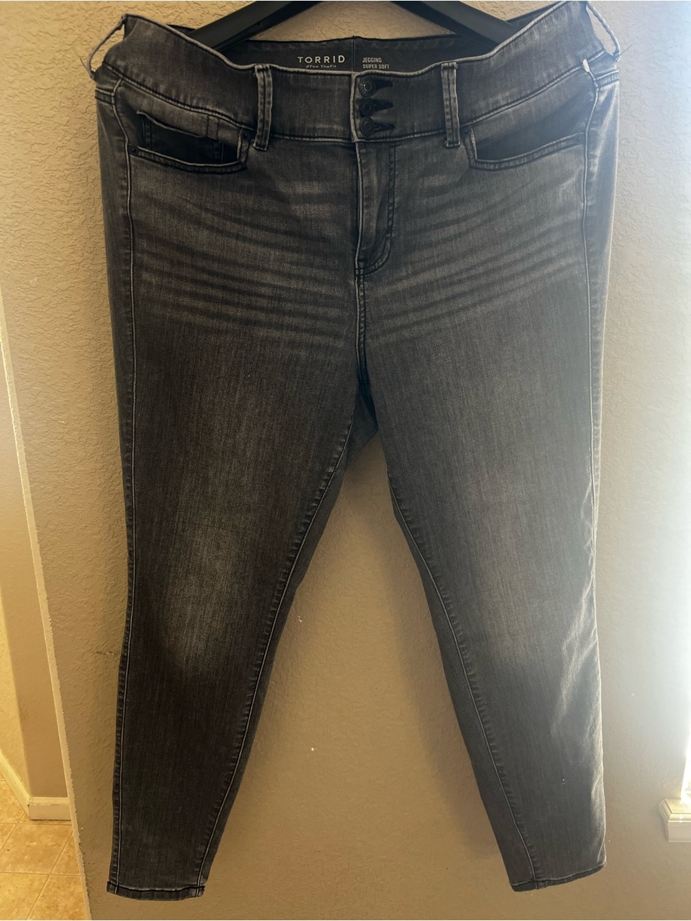 torrid Charcoal Gray High-Rise Skinny Jeans